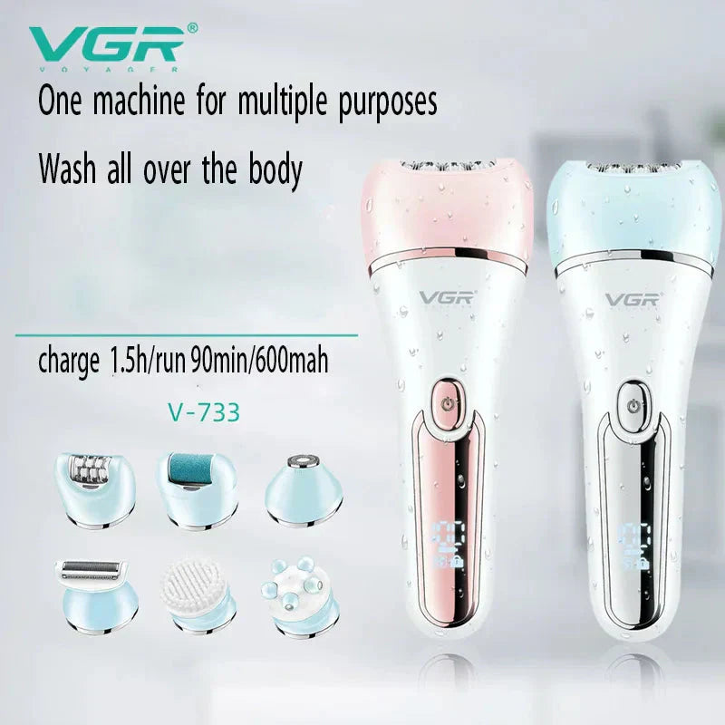 VGR Womens Epilator Shaver Set